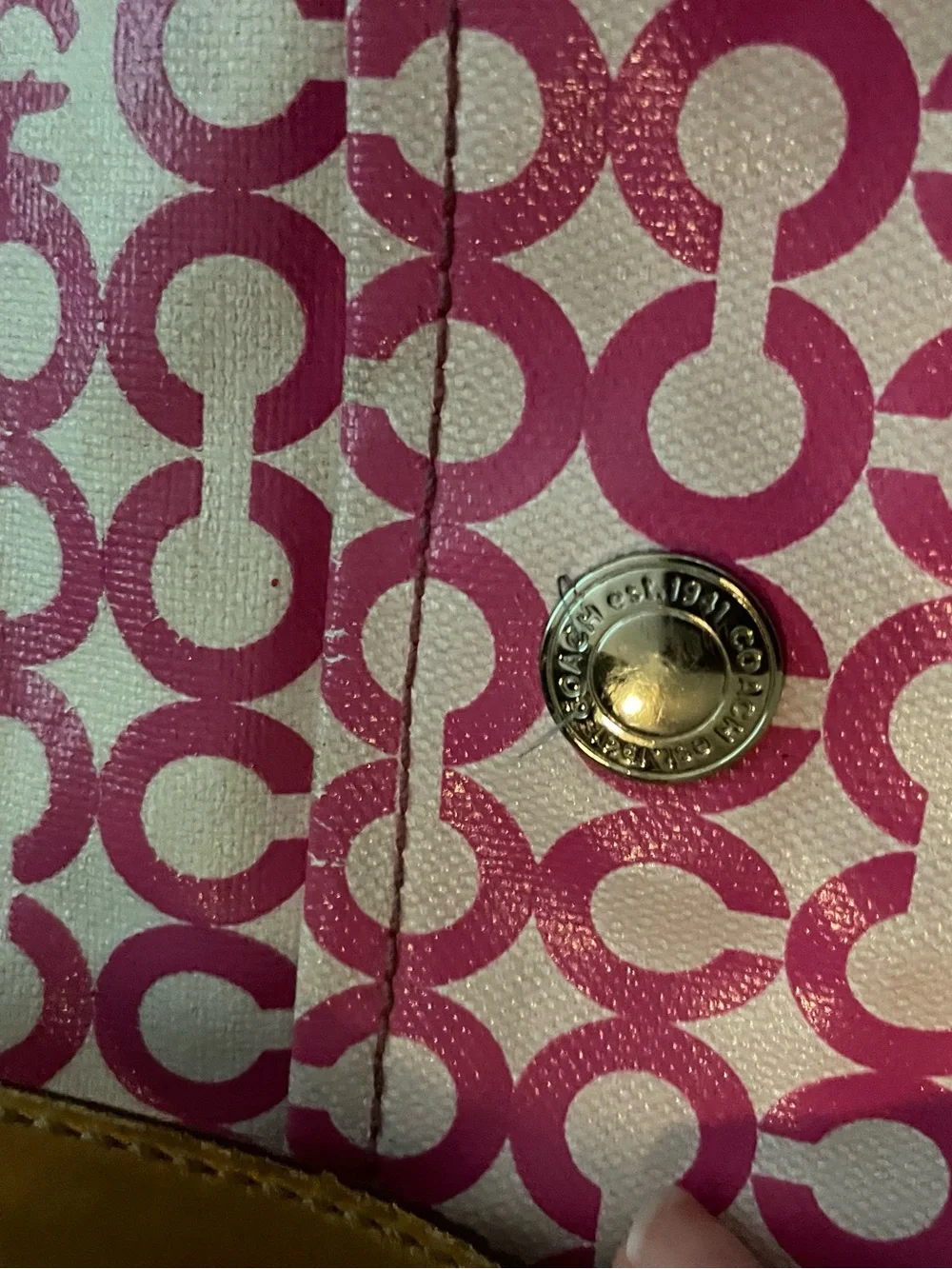 Coach Leah tote - Picture 6 of 6